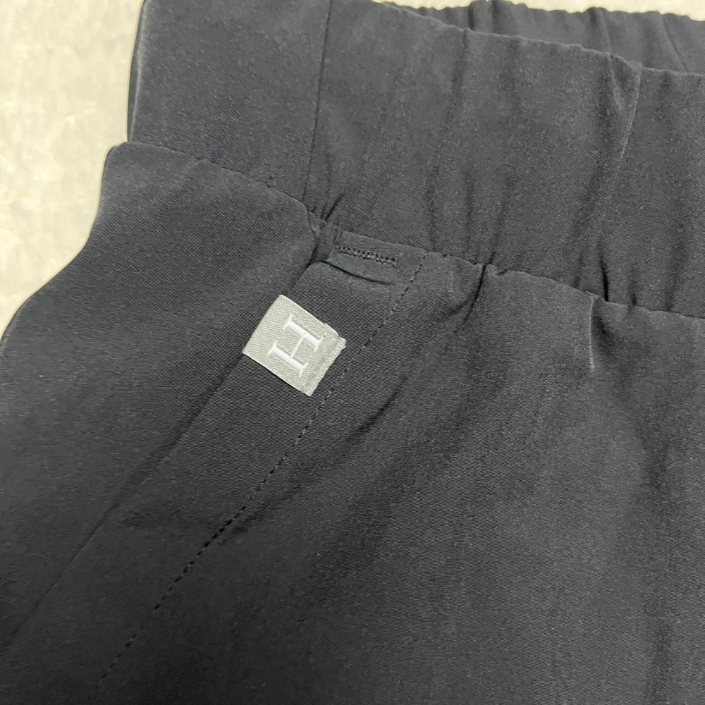 Hanes Scrub Pants Womens Medium Black Comfort Fit Jogger Cargo HSA101 Stretch - Picture 3 of 11